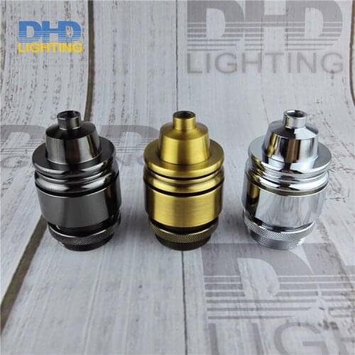 Heavy metal ceramic base Vintage Retro style Solid Brass copper UL/CE Light Socket Antique Vintage Edison Industrial lamp holder