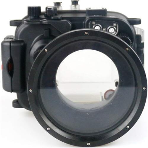 Mekon 40M 130ft Underwater Mekon Waterproof Housing Underwater Case for Canon G1X II WP-DC53 camera
