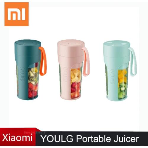 Xiaomi YOULG Portable Juicer Mixer Electric Kitchen Food Processor Blender USB Rechargeable Home Fruit Cup Maker Quick Juicing