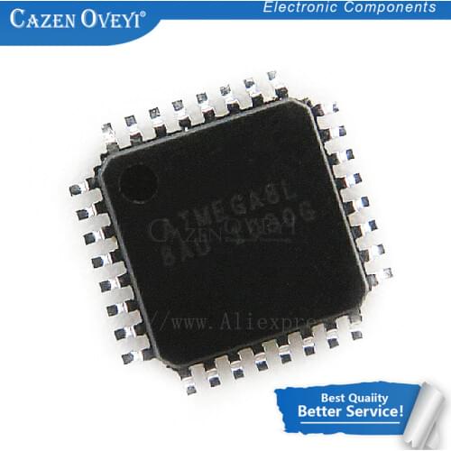 1pcs/lot ATMEGA8-16AU ATMEGA8L-8AU ATMEGA8A-AU ATMEGA8L ATMEGA8A ATMEGA8 QFP-32 In Stock