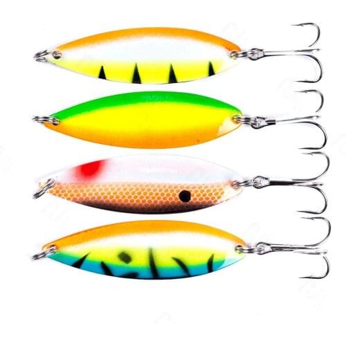 1PCS Metal Spinner Spoon Hard Bait Artificial Bait Metal Fishing Lure Bass Sequins Spinner For Bass Carp Pesca Fishing Tackle