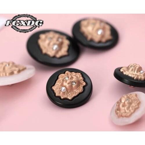 10pcs Decorative Buttons for Clothing Sewing Supplies and Accessories Luxury DIY Sewing Buttons Fashion 20mm Buttons for Clothes