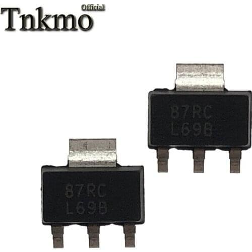 10PCS LM2937IMPX-3.3 SOT223-4 LM2937IMP-3.3 SOT223 LM2937IMPX LM2937 2937 Code L69B Regulator 3.3V Current 0.5A New and original