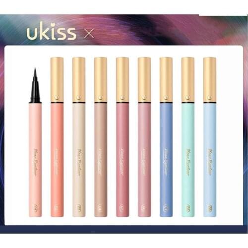 Ukiss Brand Colored Liquid Eyeliner Pencil Waterproof 24 Hours Long Lasting Eye Makeup Smooth Superfine Eye Liner Pen Cosmetics
