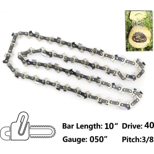 Chain 3/8 lp" pitch .050 Gauge 40 Drive Link Fit 10 Inch Guide Bar Fit 2500 25cc Mini Top Handle Pruner Saw STIGA MACALLISTER