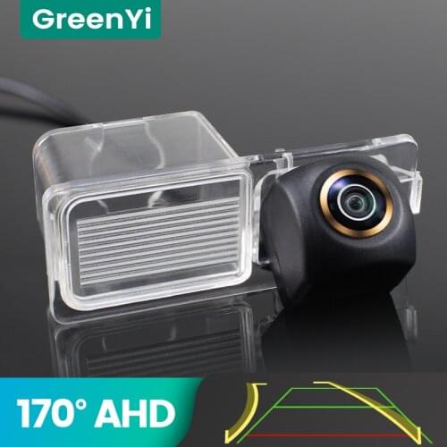 GreenYi 170° AHD Trajectory Car Rear View Camera For Ford Edge 2012 Night Vision Reverse Reversing 4 pin Vehicle Parking