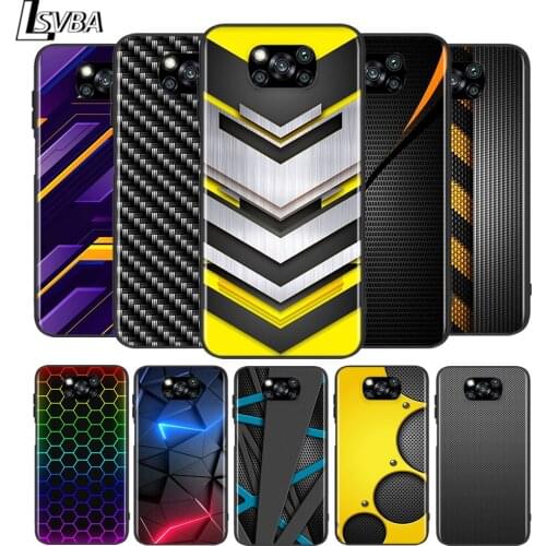 Car Carbon fibre for Xiaomi Poco X3 NFC X2 M3 M2 F2 Pro C3 F1 A2 Lite A1 Mix3 Play Silicone Soft Black Phone Case
