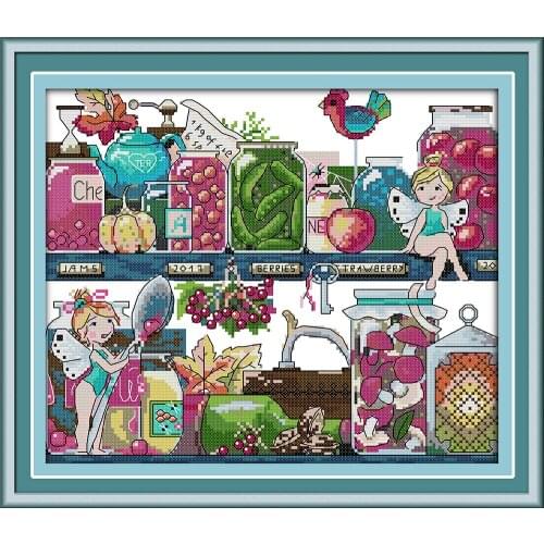Storeroom cross stitch kit animal18ct 14ct 11ct count print stitching embroidery DIY handmade needlework plus