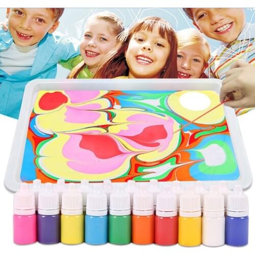 Hydrographics Water Transfer Marbling Painting Set Painting on Water Drawing Tools Kit