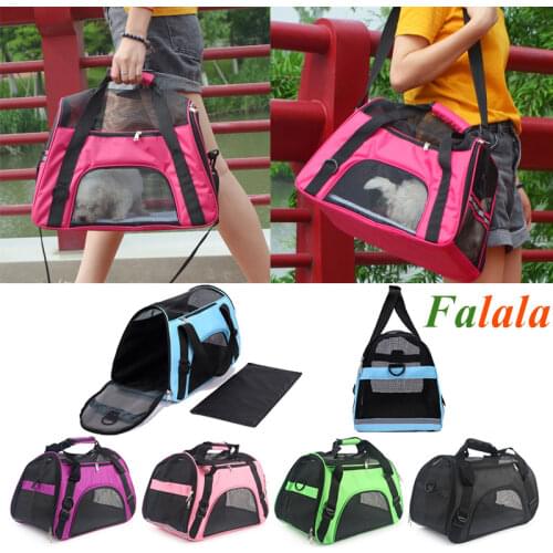Cat Carrier,Soft-Sided Pet Travel Carrier for Cats,Dogs Puppy Comfort Portable Foldable Pet Bag Airline Approved