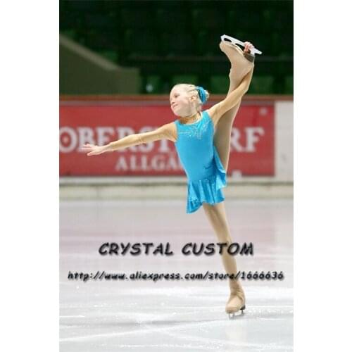 Girls Custom Figure Skating Dresses Graceful New Brand Kids Ice Skating Dresses For Competition DR3857