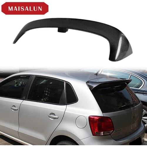 Suitable For Volkswagen Polo V-type Carbon Fiber Top and Original Non Perforated Tail Wing