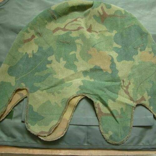 VIETNAM WAR US MITCHELL CAMO REVERSIBLE M1 SOLDIER HELMET COVER COTTON
