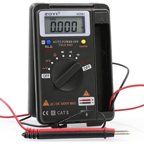 ZOYI VC-921 TRUE RMS MINI POCKET TYPE STRAPPED DIGITAL MEASURE TOOL