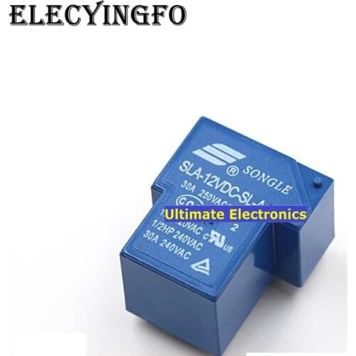 10pcs 4feet SLA-05VDC-SL-A SLA-09VDC-SL-A SLA-12VDC-SL-A SLA-24VDC-SL-A 5V 9V 12V 24V T90 30A relay