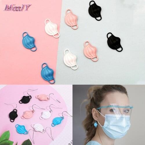 10pcs DIY Masks Charms Pendants Earrings Bracelet Jewelry Making Accessories