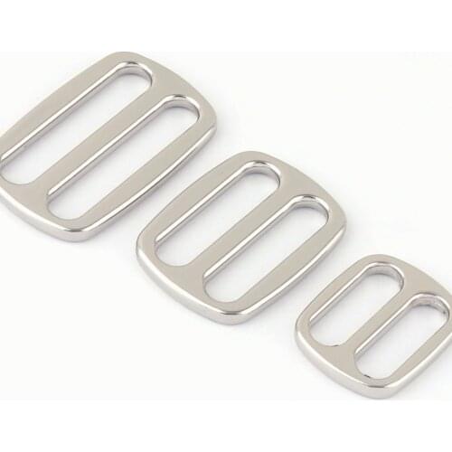 18-32mm Silver Adjuster Buckle Slide Buckles Purse Handbag Buckle Belt Buckle Backpack Webbing Hardware Bag clasp