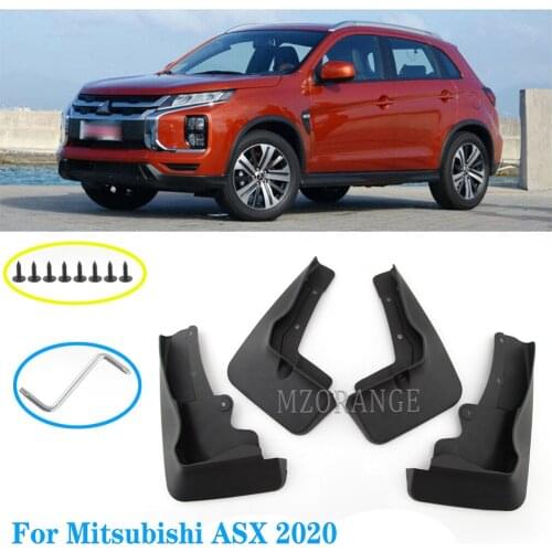 4Pcs Car Mudflaps Splash For Mitsubishi ASX Outlander Sport 2020-2021 Car Splash Guards Mud Flaps Fender autoC ar Accessories