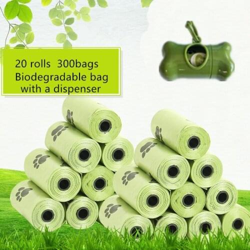 Biodegradable Poop Bags , Dog Poop Bags , Extra Thick and Strong Poop Bags for Dogs, Guaranteed Leak-proof, Dog Supplies