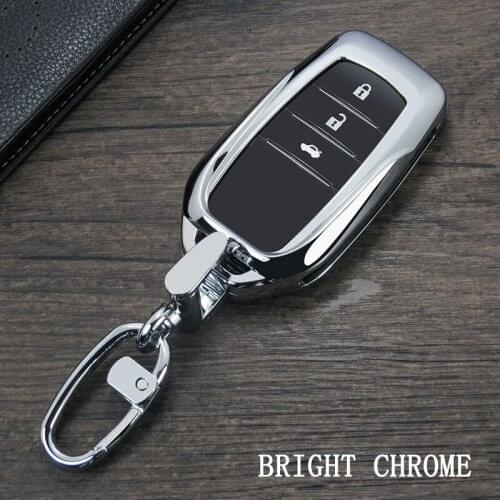New FashionZinc Alloy Car Key Case Key Protection Cover For Toyota CROWN Camry COROLLA Car Shell Car-Styling Accessories