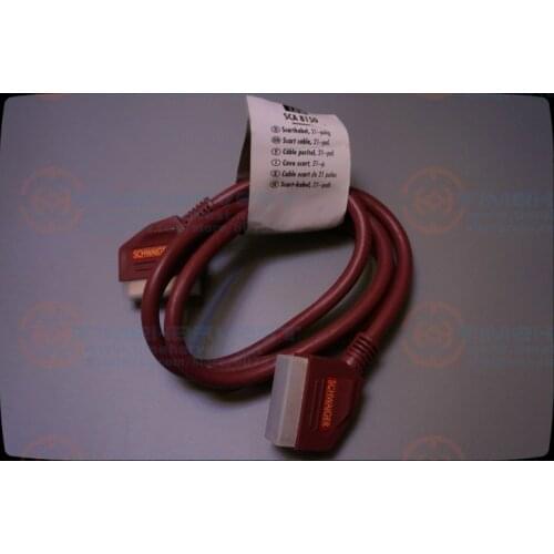 Good Quality HD SCART video cable Gold-plated 21 pin European standard Male to Male SCART wire harness for CBOX CMVS Device