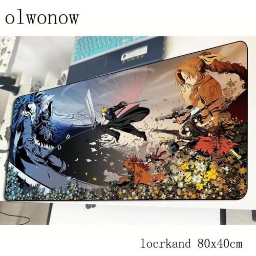 Final fantasy mouse pad 80x40cm HD pattern mousepads best gaming mousepad gamer cool new personalized mouse pads keyboard pc pad
