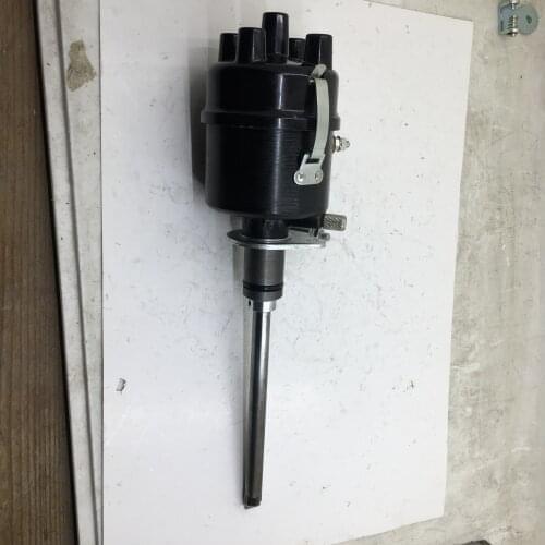 SherryBerg complete black Distributor points style 6/12 volt Fits 134L 134F 4cyl FOR jeep Willys MB CJ2A CJ3B