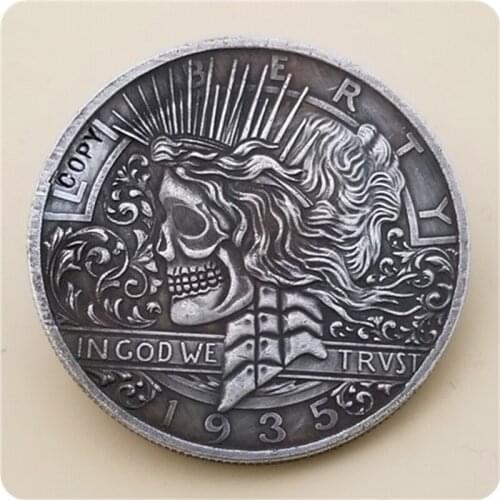 COPY Hobo Nickel Coin_1935-P Peace Dollar COPY COIN