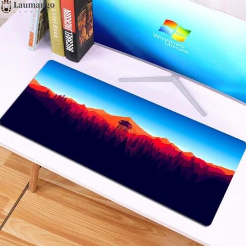 Art Mountain Illustration Mouse Pad 400x900/300x800mm Desk Mat Player Mat For Game Gaming Player Mat Mice DIY For Players love