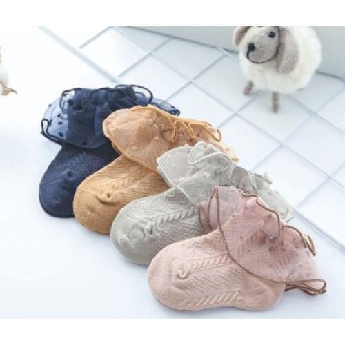New Princess Baby Girl Socks Lace Ruffle Kids Girls Socks Newborn Infant Baby Socks Children Ankle Short Sock for Girl