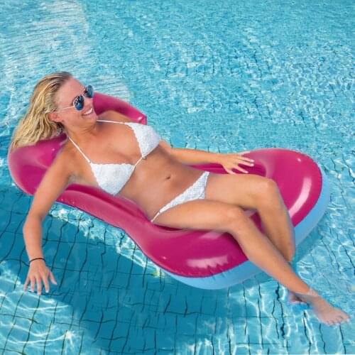 New Inflatable Hammock with Net Pool Floating Row Summer Beach Swimming Raft Toy