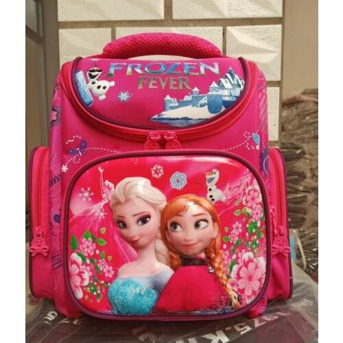 Disney Frozen Elsa Orthopedic School Backpacks Children Schoolbags for Girl Backpack Kids Satchels School Bags Knapsack Mochilas