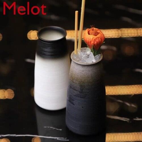 Chinese Style Simple Exquisite Handmade Wine Set Wine Bottle Bar Supplies Japanese Style Small Vase Cocktail Glass Free Shipping