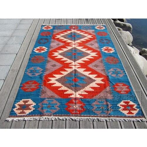 Kilim Kilim handmade wool woven carpets exotic national wind living room bedroom coffee table restaurant large carpet 53gc149yg4