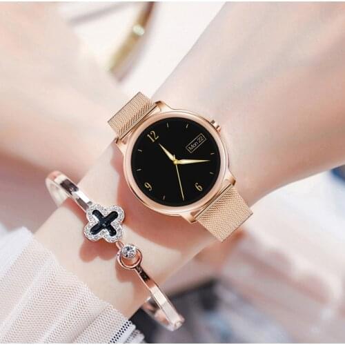 New Ladies Fashion Smart Watch IP67 Waterproof Heart Rate Sleep Monitoring DIY Clock Women Bracelet Smartwatch for Android iOS