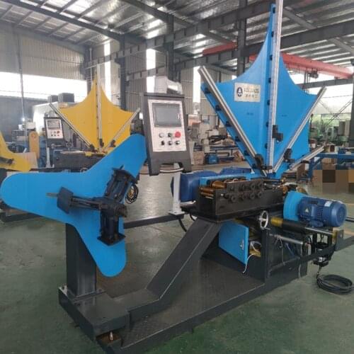 Steel Band Type Spiral Air Duct Making Machine 1.2MM Thickness Rund Tube Forming Ventilation Pipe Tool Factory Direct Sale