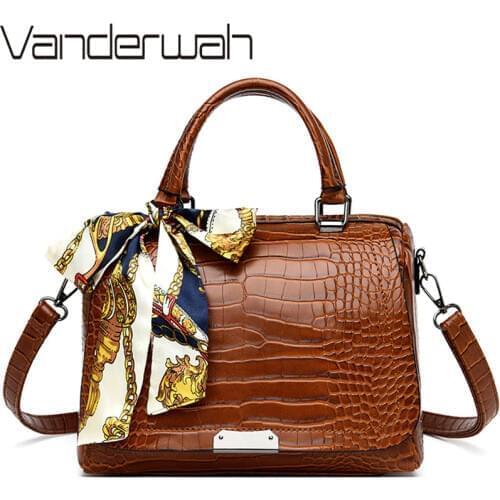 Luxury Alligator Handbags Women Bags Designer Ladies Top-handle Bag Crocodile Shoulder Crossbody Bags For Women Hand Bag Bolsas