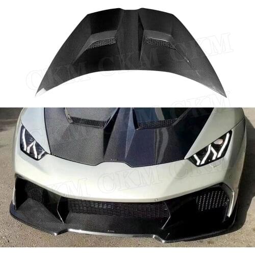 Carbon Fiber/FRP Front Engine Hood for Lamborghini Huracan LP580 LP610 2014-2018 V style