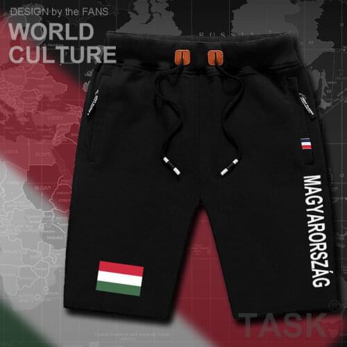 Hungary Hungarian mens shorts beach new mens board shorts flag workout zipper pocket sweat bodybuilding 2017 Country HUN HU