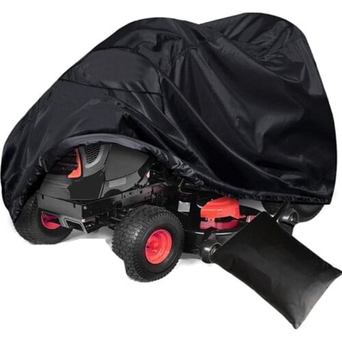 170x61x117cmWaterproof Lawn Mower Cover Tractor Grill Cover UV Protection Garden Yard Mower Overlay All-Purpose Covers