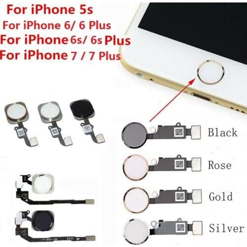 1pcs Home Button With Flex Cable for iphone 6G 6PLUS 6S 6S PLUS 7G 7PLUS Replacement Parts