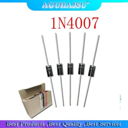 100PCS 1N4007 DO-41 4007 1A 1000V High quality Rectifier Diode IN4007 New original