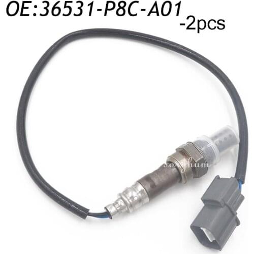 2PCS 36531-P8C-A01 Oxygen O2 Sensor For 1992-2000 Honda Accord Odyssey Civic 36531J28A02,36531P1KE11,36531P1KE01,36541PR7A01