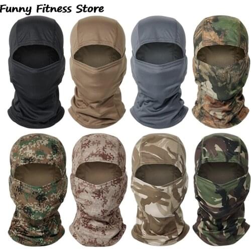 2020 Windproof Riding Cycling Full Face Cover Neck Warmer Motorcycle Mouth Cover Tactical Balaclavas Masks Men Sport Headwear