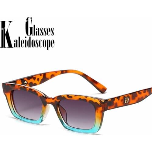 2021 Rectangle Sunglasses Women Men Brand Designer Vintage Square Sun Glasses Female Points Eyewear Driver Goggles UV400