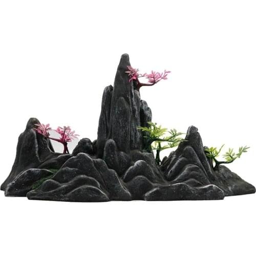 Rockery Fish Tank Landscaping Rockery Aquarium Decoration Decorative Rocks Ornaments Landscaping Aquascape Decor