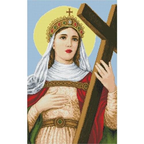 Saint Religious Figure Diamond Painting Round Full Drill DIY Mosaic Embroidery 5D Cross Stitch Woman Portrait Picture XN1426