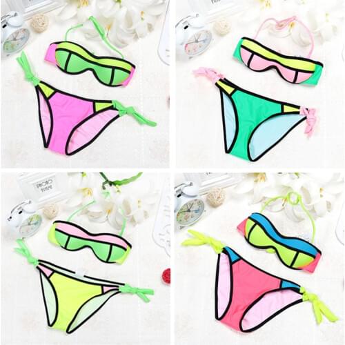 Детские раздельные купальники Anjouracy China At AliExpress