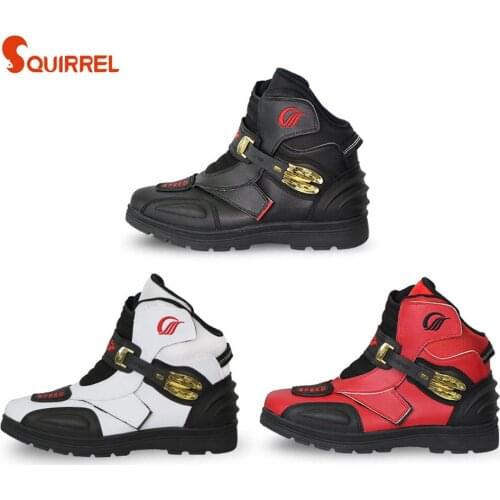 New winter short riding road boots cross country outdoor motorcycle ankle anti fall wear and wind resistant shoes