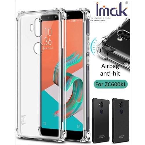 IMAK Airbag Case For Asus Zenfone 5 5z ZE620KL ZS620KL Lite ZC600KL Drop resistance anti hit Shock Soft TPU Silicone Cover